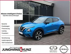 Vivid blue Gebraucht 2022 Nissan Juke Tekna SUV | 18.850 € (Fairer Preis)