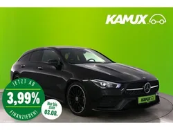 Schwarz Gebraucht 2021 Mercedes CLA200 Shooting Brake AMG line Kombi | 27.900 € (Fairer Preis)