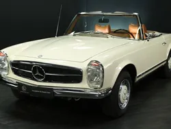 Hellelfenbein 670 & schwarz 04 Gebraucht 1971 Mercedes SL280 Cabrio | 116.900 €