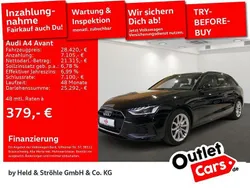 Brillantschwarz Gebraucht 2023 Audi A4 Business Kombi | 28.420 € (Superpreis)