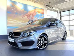 Mountaingrau met. Gebraucht 2015 Mercedes B220 AMG line Van / Kleinbus | 17.900 € (Fairer Preis)