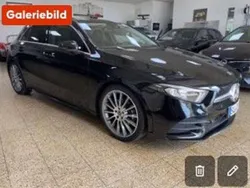 Schwarz Gebraucht 2019 Mercedes 180 AMG line Limousine | 22.990 € (Etwas zu teuer)