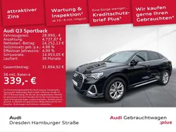 Mythosschwarz metallic Gebraucht 2021 Audi Q3 Sportback Design SUV | 28.990 € (Fairer Preis)
