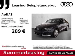 Schwarz Gebraucht 2024 Audi A3 Advanced Plus Limousine | 32.976 € (Fairer Preis)