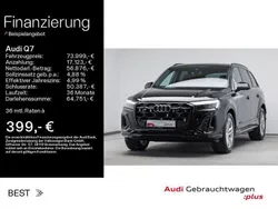 Mythosschwarz metallic Gebraucht 2024 Audi Q7 S-Line SUV | 73.999 € (Superpreis)