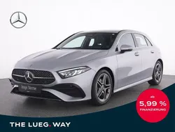 Metalliclack hightechsilber Gebraucht 2024 Mercedes A200 AMG Limousine | 32.335 € (Fairer Preis)