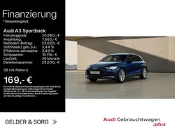 Blau Gebraucht 2024 Audi A3 Sportback Advanced Plus Limousine | 30.680 € (Guter Preis)