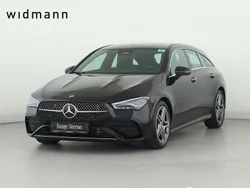 Metalliclack kosmosschwarz Gebraucht 2024 Mercedes CLA200 Advanced Plus Kombi | 34.850 € (Fairer Preis)