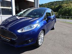 Indigo blau Gebraucht 2017 Ford Fiesta Titanium Kleinwagen | 9.490 € (Fairer Preis)