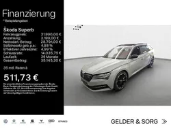 Steelgrau Gebraucht 2021 Skoda Superb SportLine Kombi | 31.990 € (Etwas zu teuer)