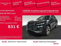 0e mythosschwarz metallic Gebraucht 2025 Audi Q6 e-tron S-Line SUV | 74.900 € (Superpreis)