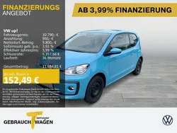 Blau Gebraucht 2021 VW up! move up! Kleinwagen | 10.790 € (Fairer Preis)