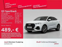 Gletscherweiß metallic Gebraucht 2022 Audi Q3 Sportback Ambiente SUV | 40.872 € (Teuer)