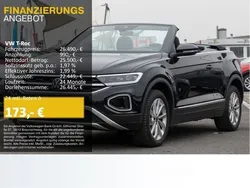 Schwarz Gebraucht 2024 VW T-Roc Cabriolet Style Cabrio | 26.490 € (Guter Preis)