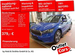 Blau Gebraucht 2023 Skoda Enyaq iV Loft SUV | 28.750 € (Guter Preis)