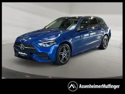 Blau Gebraucht 2024 Mercedes C300e AMG Limousine | 42.829 €