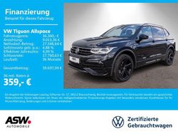 Deep black perleffekt Gebraucht 2022 VW Tiguan Allspace R-line SUV | 36.360 € (Fairer Preis)