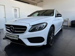 Weiß Gebraucht 2017 Mercedes C400 AMG line Limousine | 27.990 € (Fairer Preis)