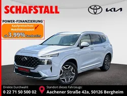 Weiss (glacier white / mic) Gebraucht 2021 Hyundai Santa Fe Signature SUV | 32.979 € (Fairer Preis)