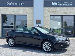 Schwarz Gebraucht 2016 VW Golf Cabriolet LOUNGE Cabrio | 12.900 € (Fairer Preis)