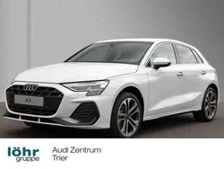 Gletscherweiß metallic Gebraucht 2024 Audi A3 Sportback S-Line Limousine | 37.900 € (Fairer Preis)