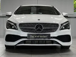 Unilack polarweiß Gebraucht 2018 Mercedes CLA200 Shooting Brake AMG line Kombi | 21.830 € (Fairer Preis)