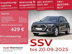 Mythosschwarz metallic Gebraucht 2024 Audi Q3 Advanced SUV | 34.999 € (Guter Preis)
