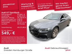 Daytonagrau perleffekt Gebraucht 2022 Audi A7 Sportback Ambiente Kleinwagen | 43.890 € (Guter Preis)