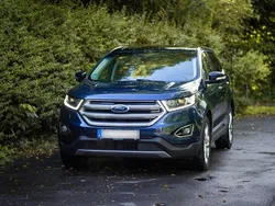 Blau Gebraucht 2017 Ford Edge Titanium SUV | 14.599 € (Fairer Preis)