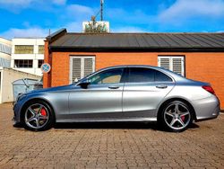 Grau Gebraucht 2015 Mercedes C180 AMG line Limousine | 18.000 € (Fairer Preis)