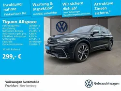 Deep black perleffekt (metallic) Gebraucht 2022 VW Tiguan Allspace R-line SUV | 38.980 € (Fairer Preis)