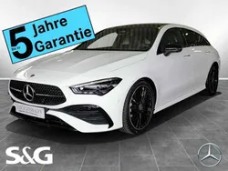 Unilack polarweiß Gebraucht 2024 Mercedes CLA200 Shooting Brake AMG Kombi | 36.499 € (Etwas zu teuer)