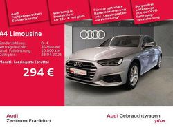 Florettsilber metallic Gebraucht 2024 Audi A4 Advanced Plus Limousine | 34.919 € (Etwas zu teuer)