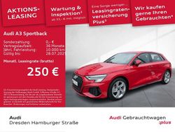 Rot Gebraucht 2024 Audi A3 Sportback S-Line Limousine | 34.490 € (Guter Preis)