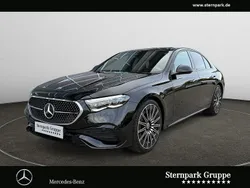 Lack obsidianschwarz Gebraucht 2024 Mercedes E220 AMG Limousine | 59.870 € (Teuer)