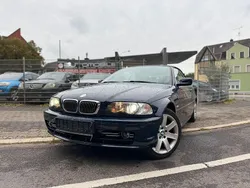 Dunkelblau uni Gebraucht 2001 BMW 320 Cabriolet Sport Line Cabrio | 10.990 € (Fairer Preis)