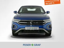 Ravennablau Gebraucht 2024 VW T-Roc Cabriolet Style Cabrio | 25.750 € (Superpreis)