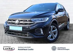 Schwarz (deep black perleffekt) Gebraucht 2022 VW T-Roc R-line SUV | 26.929 € (Etwas zu teuer)