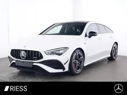 Unilack polarweiß Gebraucht 2024 Mercedes CLA35 AMG Premium Plus Kombi | 52.800 € (Etwas zu teuer)