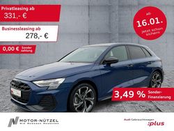 Ascariblau metallic Gebraucht 2024 Audi A3 S-Line Limousine | 37.430 € (Fairer Preis)