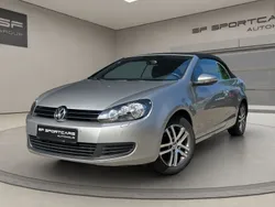 Silber Gebraucht 2015 VW Golf Cabriolet Cabrio | 10.990 € (Guter Preis)