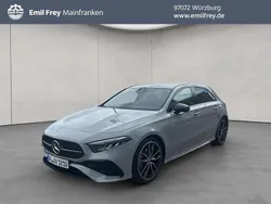 Manufaktur alpingrau uni Gebraucht 2025 Mercedes A180 AMG Limousine | 36.900 € (Etwas zu teuer)