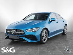 Metalliclack hyperblau Gebraucht 2024 Mercedes CLA200 AMG Coupé | 35.490 € (Guter Preis)