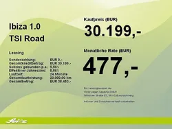 Weiß Neu 2025 Seat Ibiza Limousine | 30.199 € (Teuer)