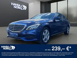 Blau Gebraucht 2016 Mercedes C220 Exclusive Limousine | 16.490 € (Guter Preis)