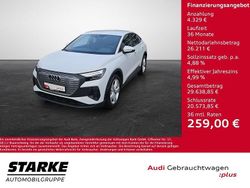 Gletscherweiß metallic Gebraucht 2022 Audi Q4 Sportback e-tron S-Line SUV | 30.540 € (Guter Preis)