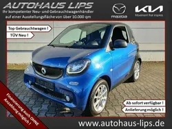 Tridionsicherheitszelle schwarz, cbsfarbe blau galaxy Gebraucht 2018 Smart ForTwo Electric Drive Passion Kleinwagen | 9.790 € (Fairer Preis)