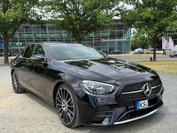 Schwarz Gebraucht 2021 Mercedes E220 AMG line Limousine | 37.500 € (Fairer Preis)