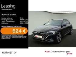 Mythosschwarz metallic Gebraucht 2024 Audi Q8 e-tron Advanced Plus SUV | 67.449 € (Teuer)