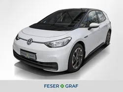 Gletscherweiß metallic schwarz Gebraucht 2021 VW ID.3 Pro Performance Kleinwagen | 19.340 € (Guter Preis)